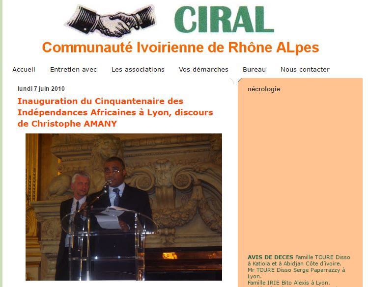 [PRESSE] L’inauguration du « Cinquantenaire des Indépendances » à Lyon (Association Développer Autrement le Congo)