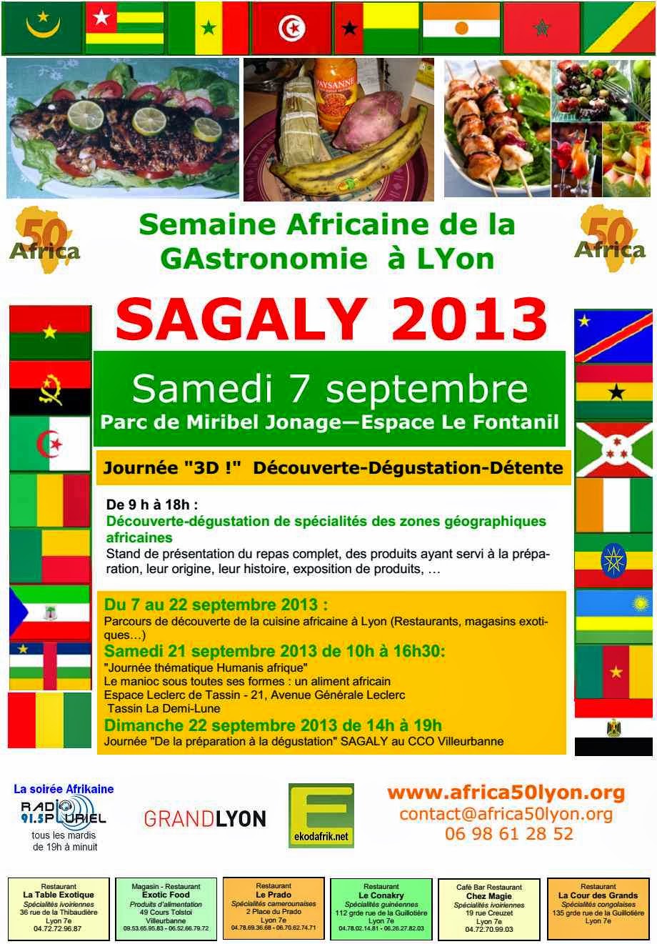 Semaine Africaine de la Gastronomie à Lyon – SAGALY 2013
