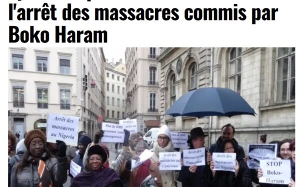 [PRESSE] « Lyon : 80 personnes demandent l’arrêt des massacres commis par Boko Haram » (LyonMag.com)