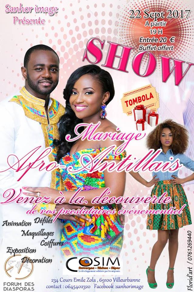 Show Mariage Afro Antillais par SANHOR IMAGE le 22 septembre 2017 à Villeurbanne