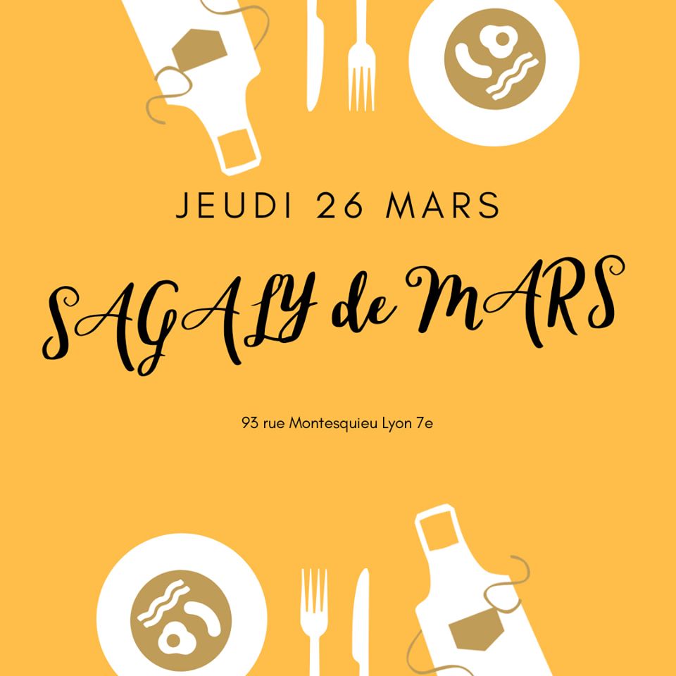 [CUISINE] Sagaly Mars : Spécial Afro burgers Jeudi 26 mars 2020 à Lyon