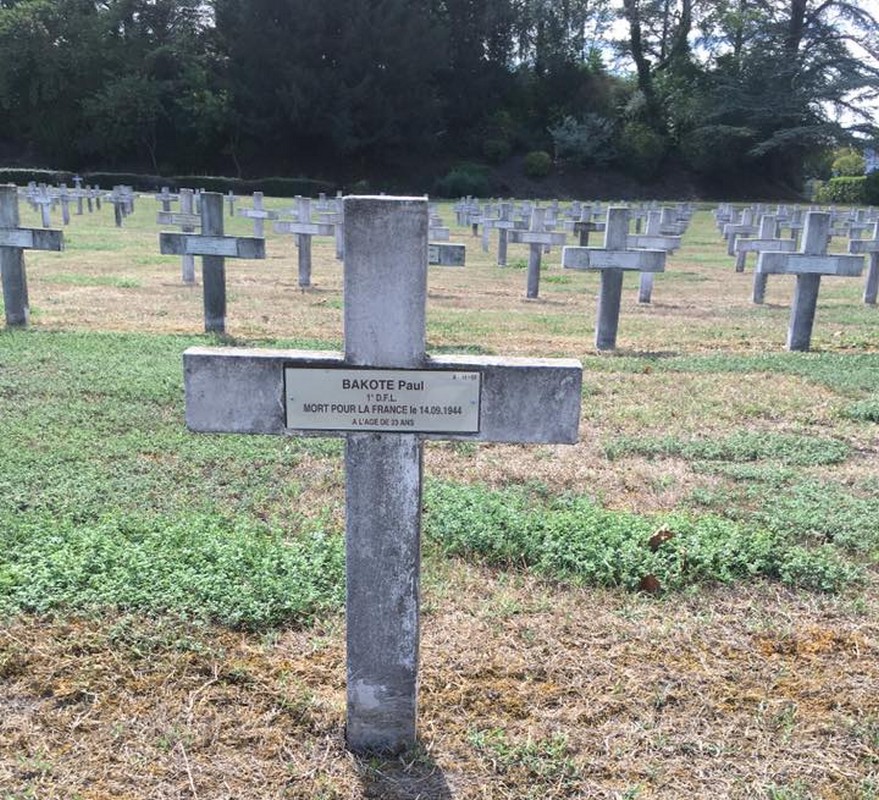 [MEMOIRE] 21 septembre 2020 à la Doua – Centenaire de Paul BAKOTE mort au combat à Lyon le 14 septembre 1944