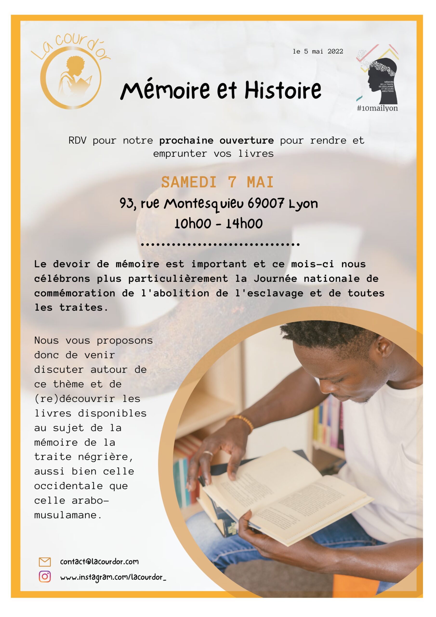 [ENFANTS] Ouverture de la COUR d’OR la bibliothèque de la diversité culturelle dans la littérature jeunesse à Lyon samedi 7 mai 2022