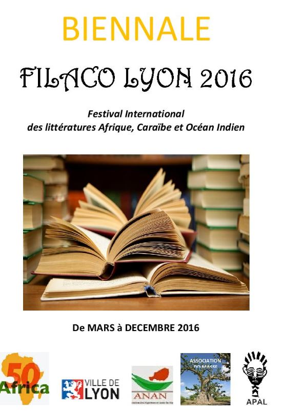 [LITTERATURE] 1ère édidtion du Festival International des Littératures Africaines, Caribéennes et de l’Océan Indien de mars à décembre 2016