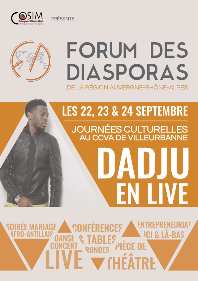 [RENCONTRES] Forum des Diasporas organisé par le COSIM les 22, 23 et 24 septembre 2017 à Villeurbanne