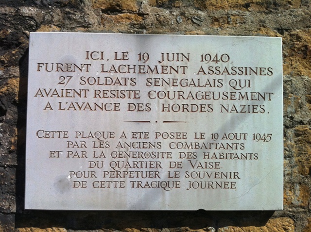 [MEMOIRE] Hommage annuel Lundi 18 juin 2018 aux Tirailleurs fusillés par les nazis à la Montée Balmont (Lyon 9e)