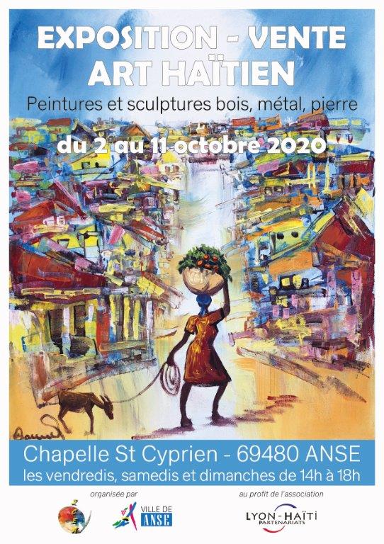 [EXPOSITION] Vente d’art haïtien à Anse (69) les 9,10 et 11 octobre 2020