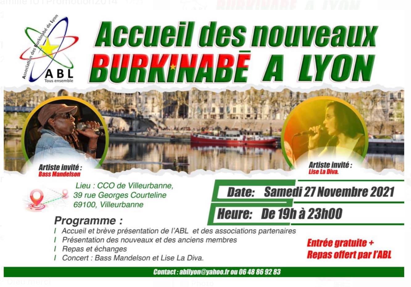 [BURKINA LYON] Accueil des nouveaux Burkinabé à Lyon par l’ABL le 27 novembre 2021