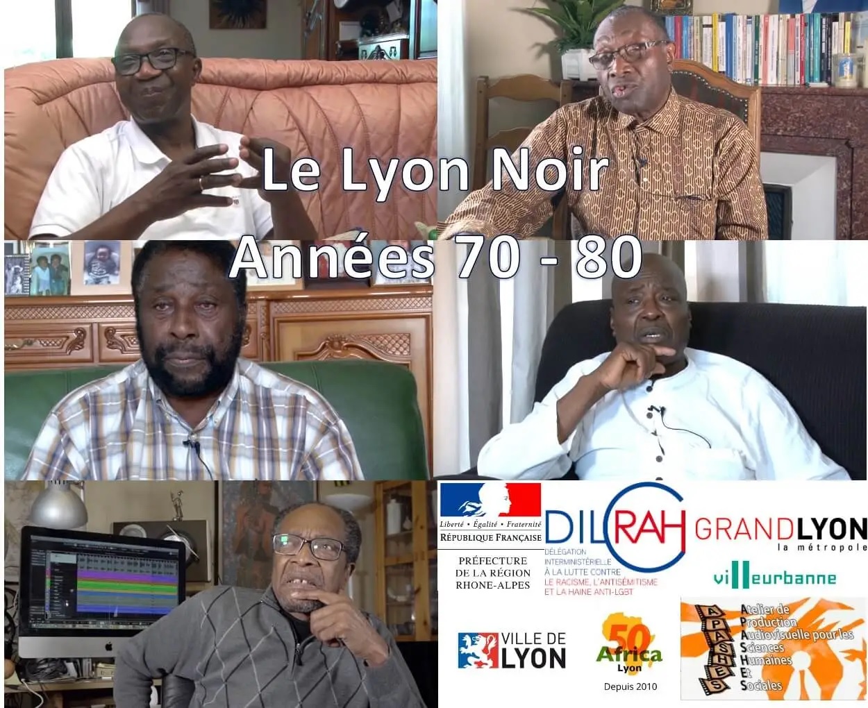 [CINEMA] 2 Projections  à Lyon « Le Lyon Noir Années 70 – 80 » et « Les Pionniers Africains de Lyon » samedi 17 septembre 2022