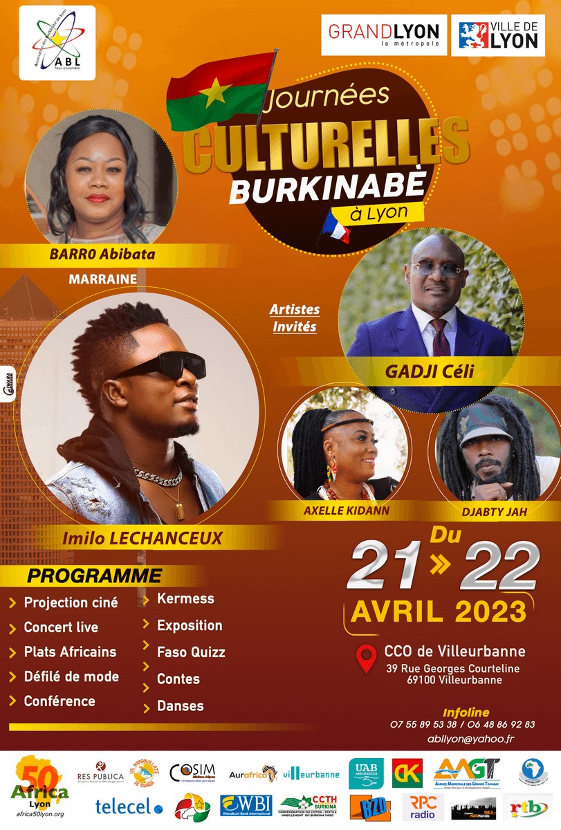 [BURKINA] 17e édition des Journées culturelles des Burkinabè de Lyon les 21 et 22 Avril 2023 avec un programme attrayant
